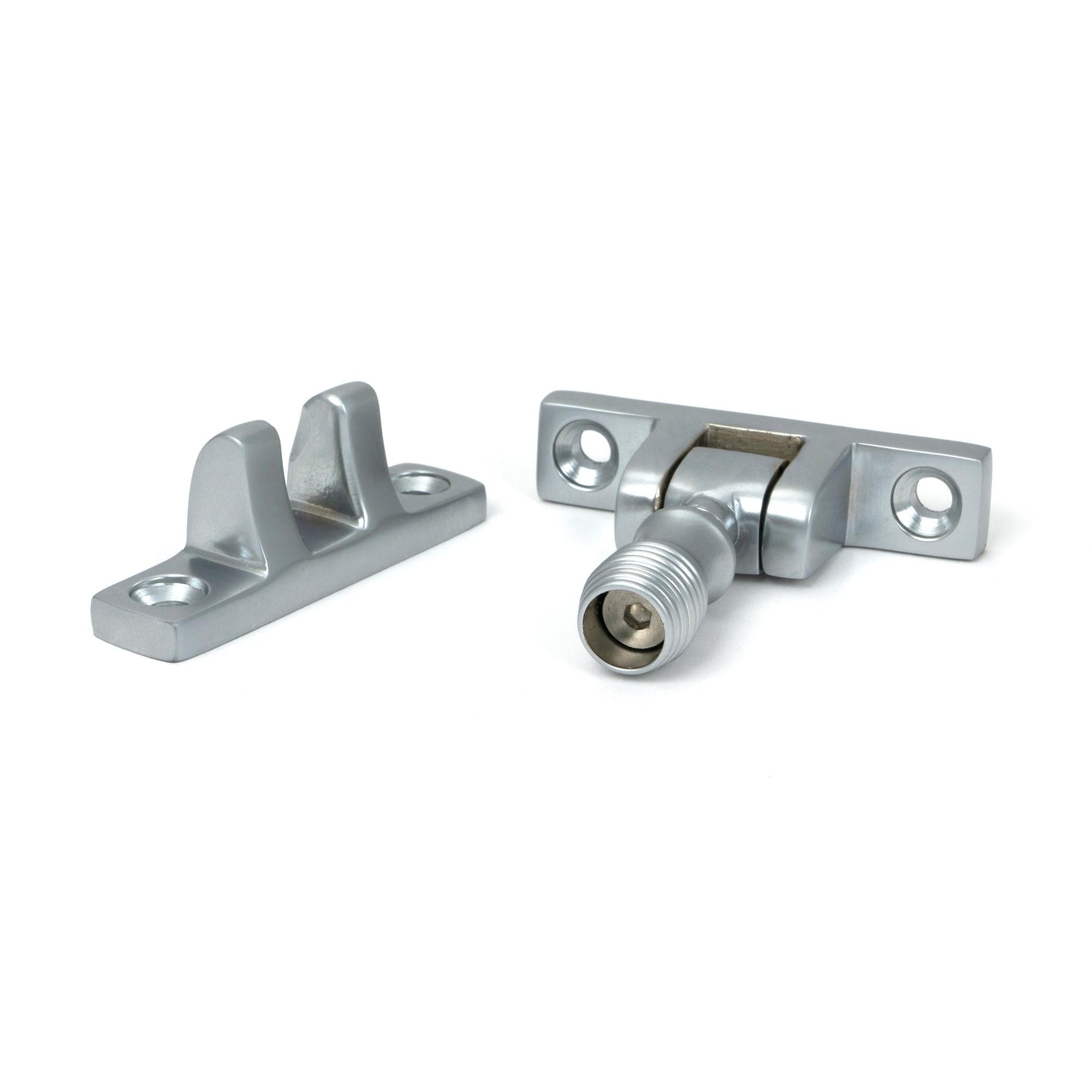 Satin Chrome Beehive Brighton Fastener - Narrow (Square) | From The Anvil - Brighton Fasteners - From The Anvil - Yester Home