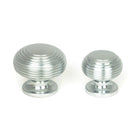 Satin Chrome Beehive Cabinet Knob 30mm | From The Anvil-Cabinet Knobs-Yester Home