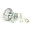Satin Chrome Beehive Cabinet Knob 30mm | From The Anvil - Cabinet Knobs - From The Anvil - Yester Home
