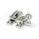 Satin Chrome Beehive Quadrant Fastener - Narrow | From The Anvil-Quadrant Fasteners-Yester Home