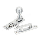 Satin Chrome Beehive Sash Hook Fastener | From The Anvil - Sash Hook Fasteners - From The Anvil - Yester Home