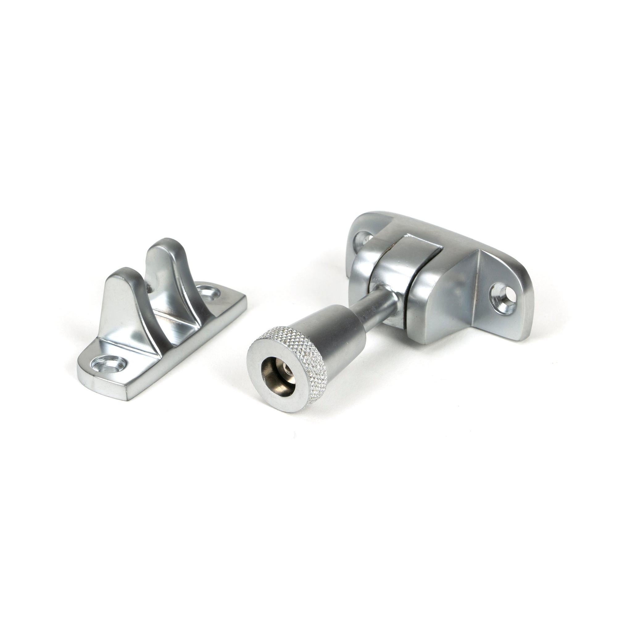 Satin Chrome Brompton Brighton Fastener (Radiused) | From The Anvil - Fasteners - From The Anvil - Yester Home