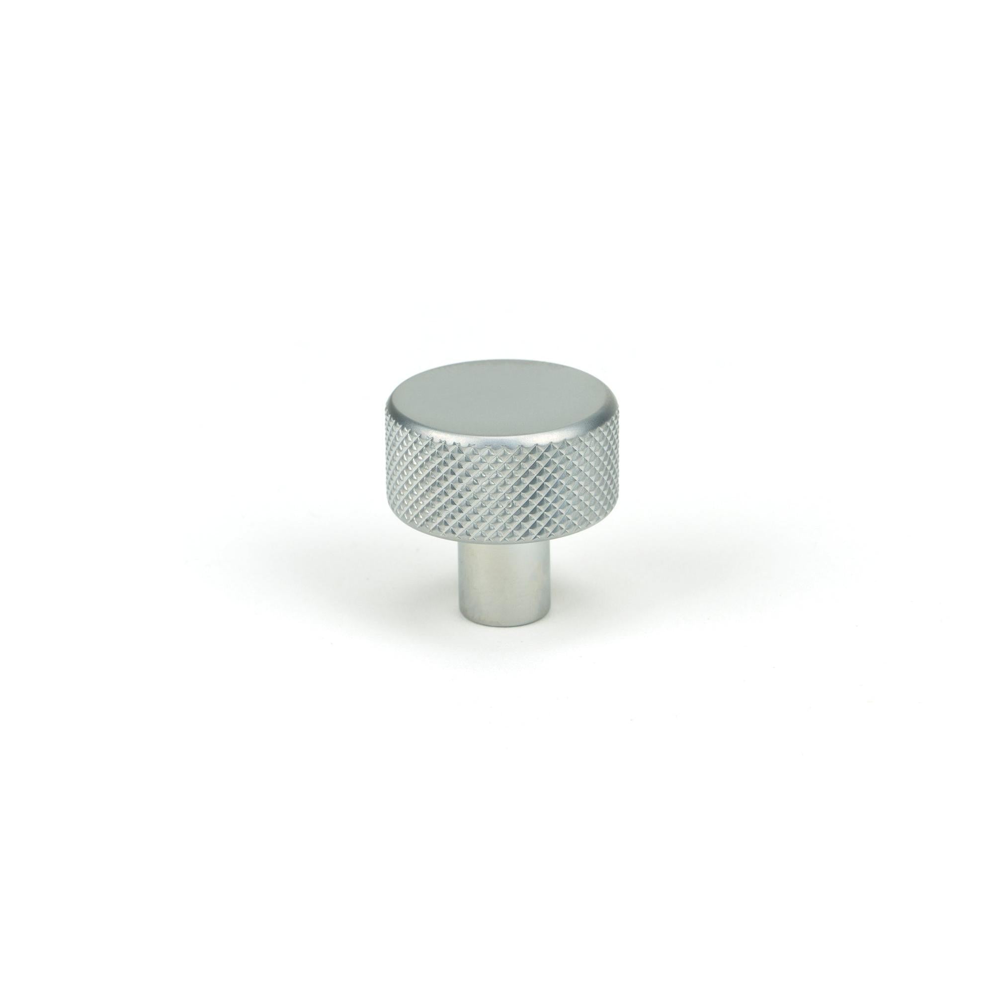 Satin Chrome Brompton Cabinet Knob - 25mm (No rose) | From The Anvil - Cabinet Knobs - From The Anvil - Yester Home