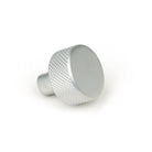 Satin Chrome Brompton Cabinet Knob - 25mm (No rose) | From The Anvil - Cabinet Knobs - From The Anvil - Yester Home