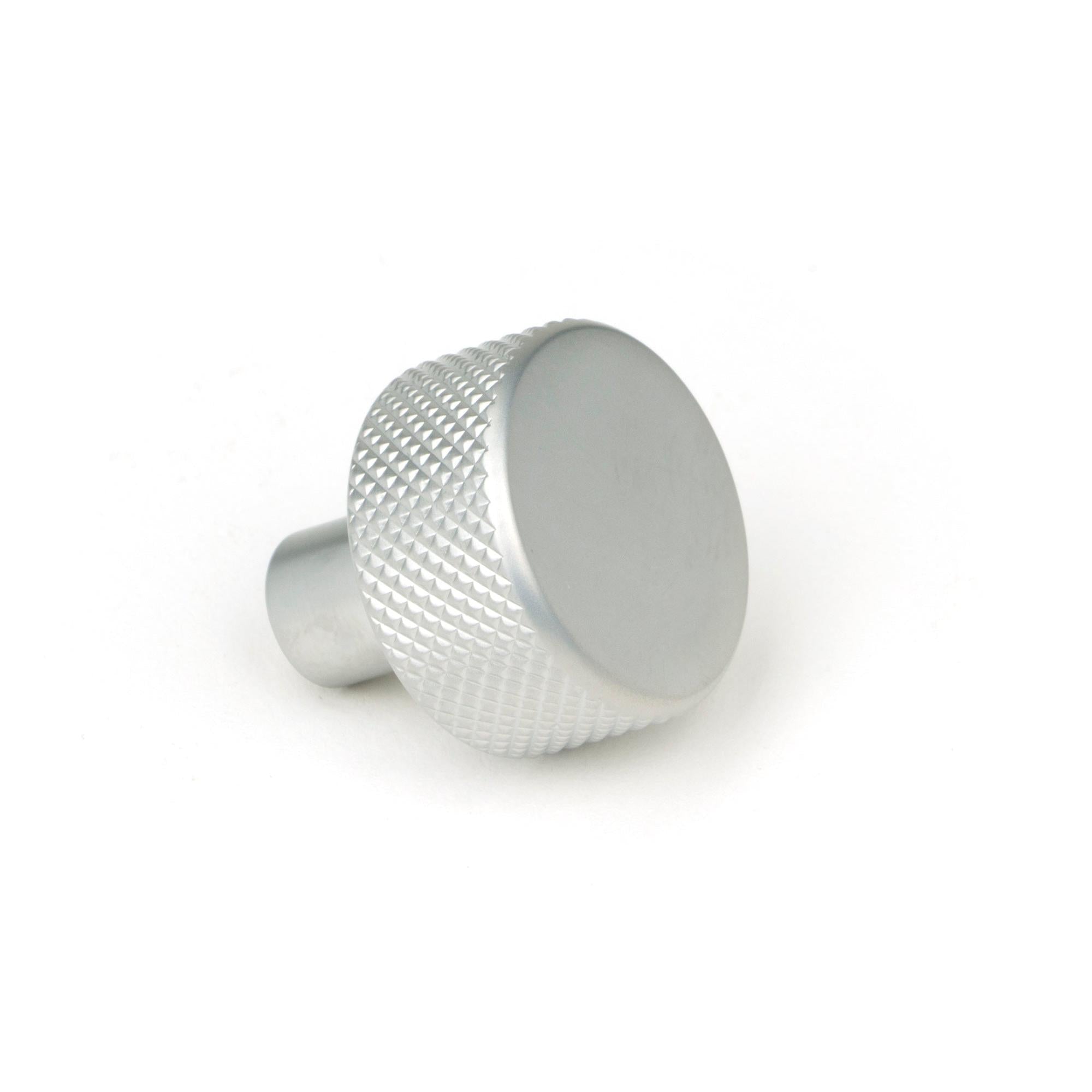 Satin Chrome Brompton Cabinet Knob - 25mm (No rose) | From The Anvil - Cabinet Knobs - From The Anvil - Yester Home