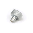 Satin Chrome Brompton Cabinet Knob - 25mm (No rose) | From The Anvil-Cabinet Knobs-Yester Home