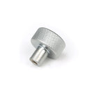 Satin Chrome Brompton Cabinet Knob - 25mm (No rose) | From The Anvil-Cabinet Knobs-Yester Home