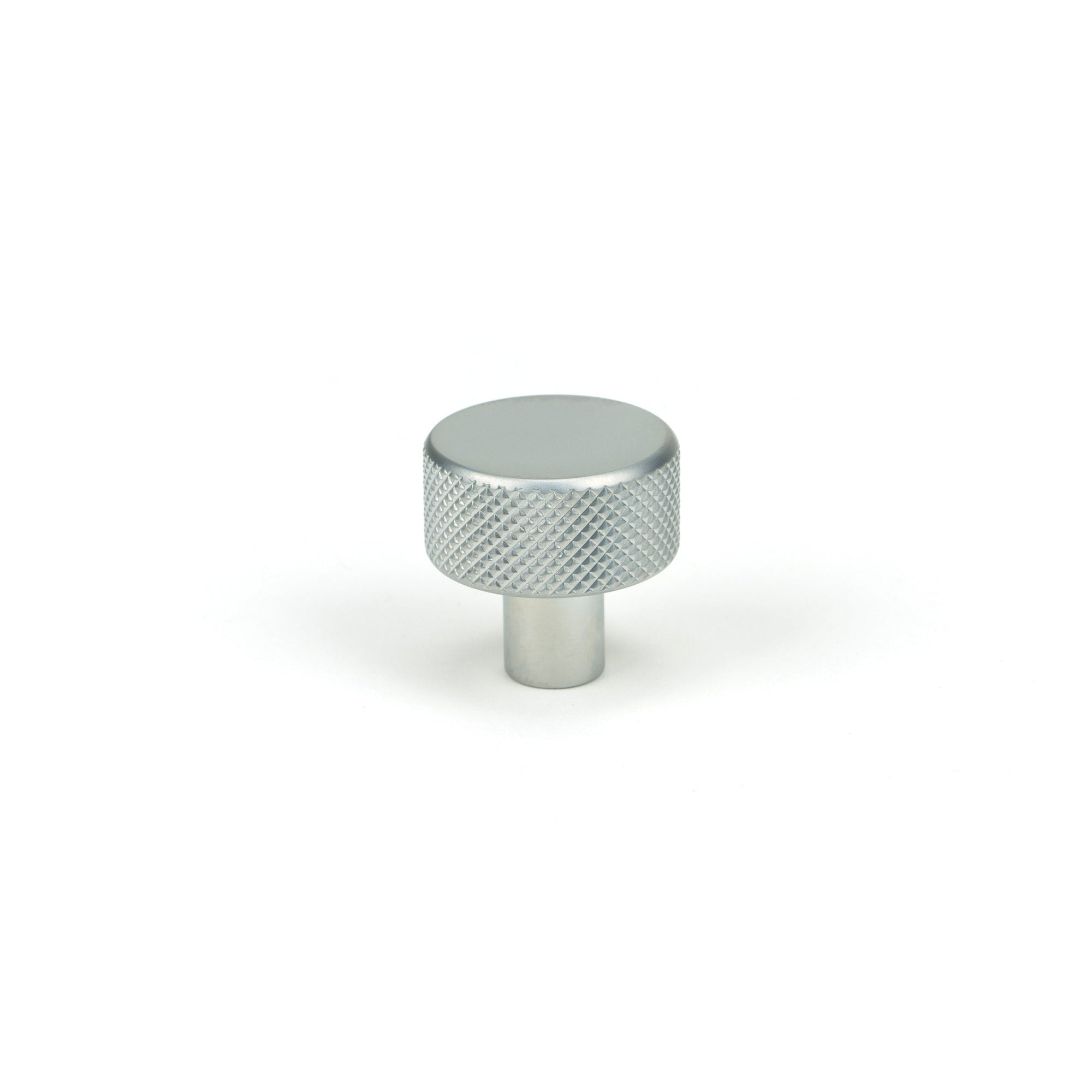 Satin Chrome Brompton Cabinet Knob - 25mm (No rose) | From The Anvil-Cabinet Knobs-Yester Home