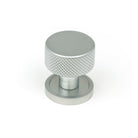 Satin Chrome Brompton Cabinet Knob - 25mm (Plain) | From The Anvil - Cabinet Knobs - From The Anvil - Yester Home