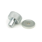 Satin Chrome Brompton Cabinet Knob - 25mm (Plain) | From The Anvil-Cabinet Knobs-Yester Home