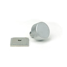 Satin Chrome Brompton Cabinet Knob - 25mm (Square) | From The Anvil - Cabinet Knobs - From The Anvil - Yester Home