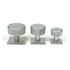Satin Chrome Brompton Cabinet Knob - 25mm (Square) | From The Anvil - Cabinet Knobs - From The Anvil - Yester Home