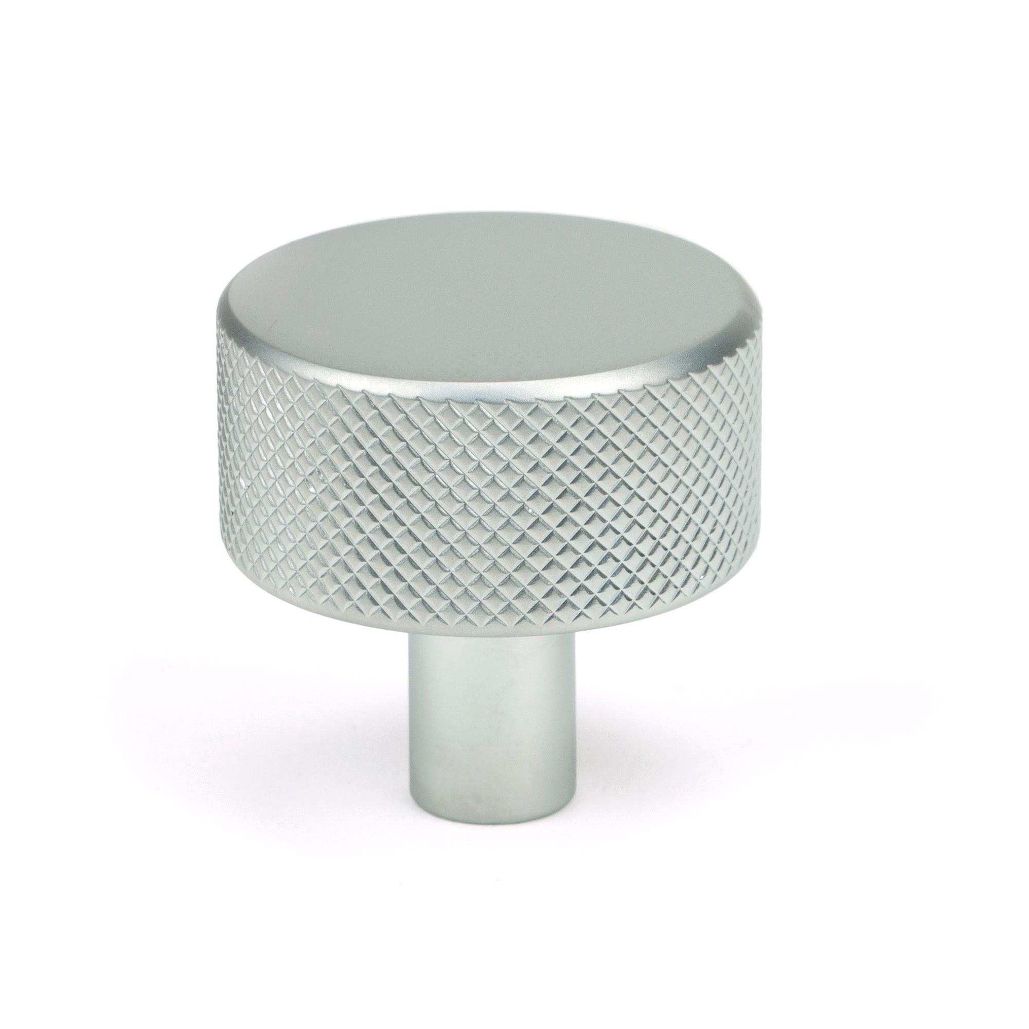 Satin Chrome Brompton Cabinet Knob - 32mm (No rose) | From The Anvil - Cabinet Knobs - From The Anvil - Yester Home