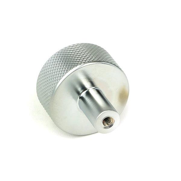 Satin Chrome Brompton Cabinet Knob - 32mm (No rose) | From The Anvil-Cabinet Knobs-Yester Home