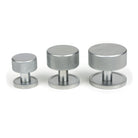 Satin Chrome Brompton Cabinet Knob - 32mm (Plain) | From The Anvil-Cabinet Knobs-Yester Home