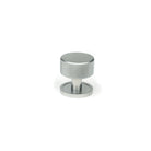 Satin Chrome Brompton Cabinet Knob - 32mm (Plain) | From The Anvil-Cabinet Knobs-Yester Home