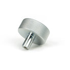 Satin Chrome Brompton Cabinet Knob - 38mm (No rose) | From The Anvil-Cabinet Knobs-Yester Home