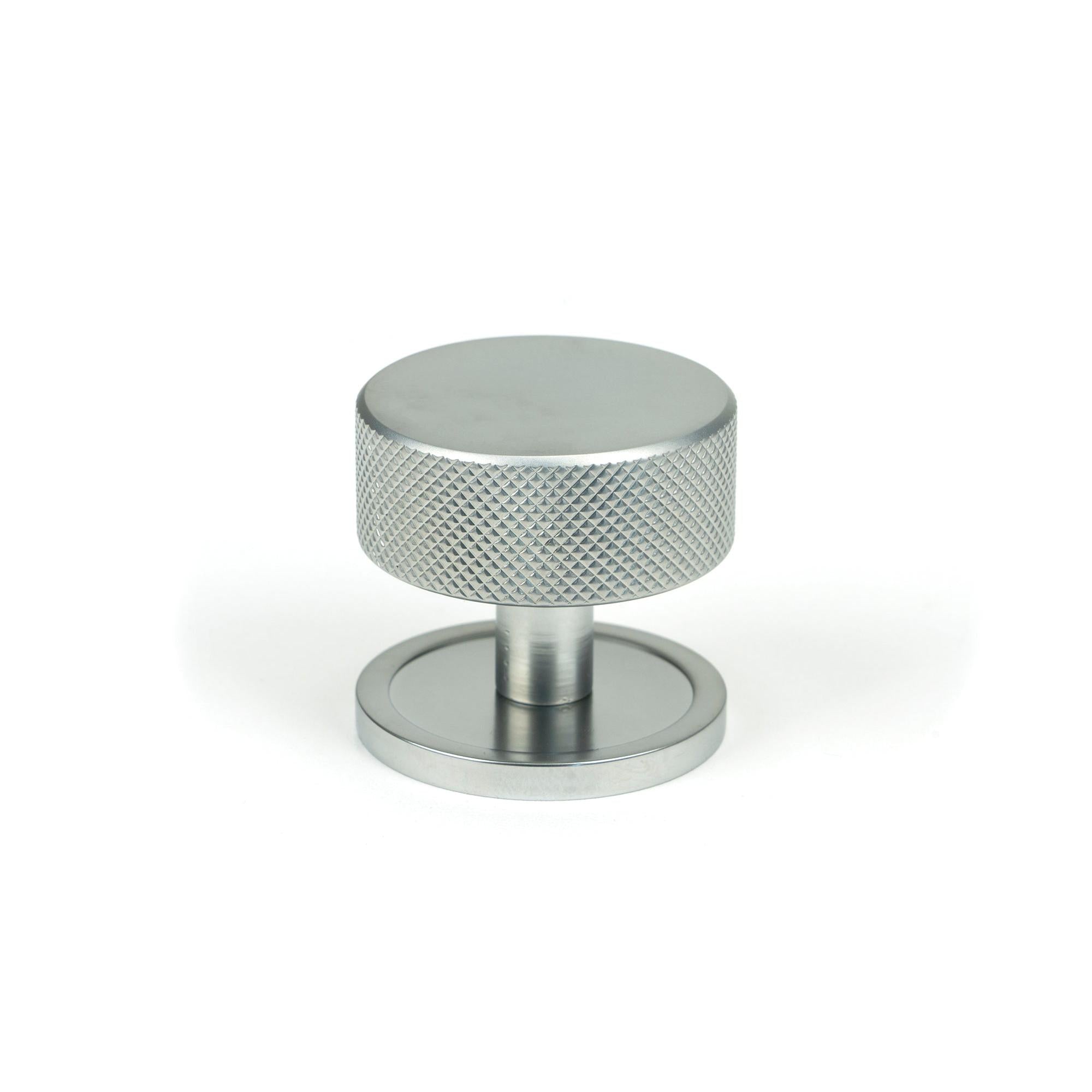 Satin Chrome Brompton Cabinet Knob - 38mm (Plain) | From The Anvil - Cabinet Knobs - From The Anvil - Yester Home