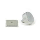 Satin Chrome Brompton Cabinet Knob - 38mm (Square) | From The Anvil - Cabinet Knobs - From The Anvil - Yester Home