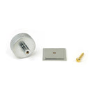 Satin Chrome Brompton Cabinet Knob - 38mm (Square) | From The Anvil - Cabinet Knobs - From The Anvil - Yester Home