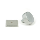 Satin Chrome Brompton Cabinet Knob - 38mm (Square) | From The Anvil-Cabinet Knobs-Yester Home