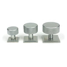 Satin Chrome Brompton Cabinet Knob - 38mm (Square) | From The Anvil-Cabinet Knobs-Yester Home