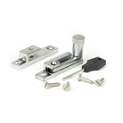 Satin Chrome Brompton Quadrant Fastener - Narrow | From The Anvil-Quadrant Fasteners-Yester Home