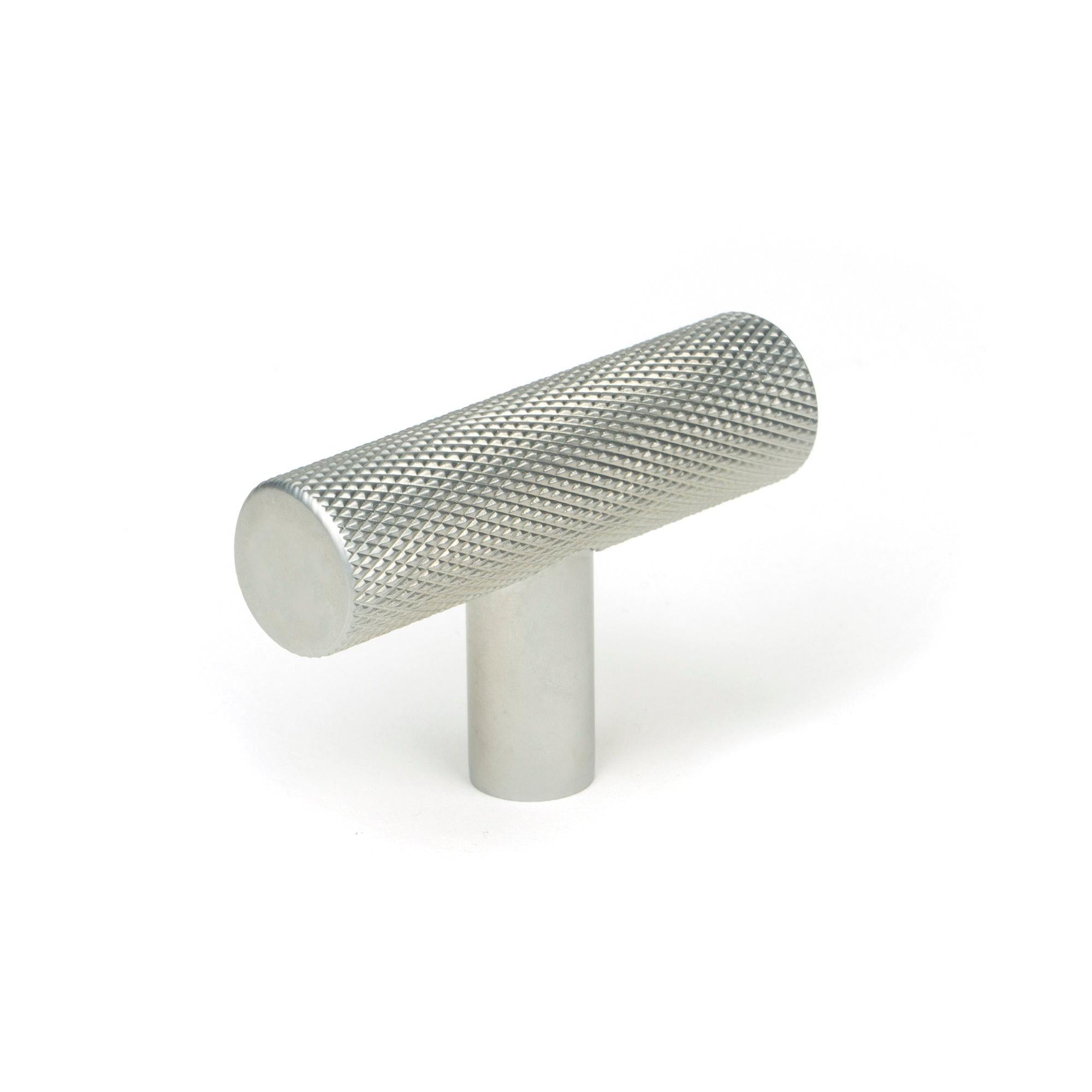 Satin Chrome Brompton T-Bar | From The Anvil - Cabinet Knobs - From The Anvil - Yester Home