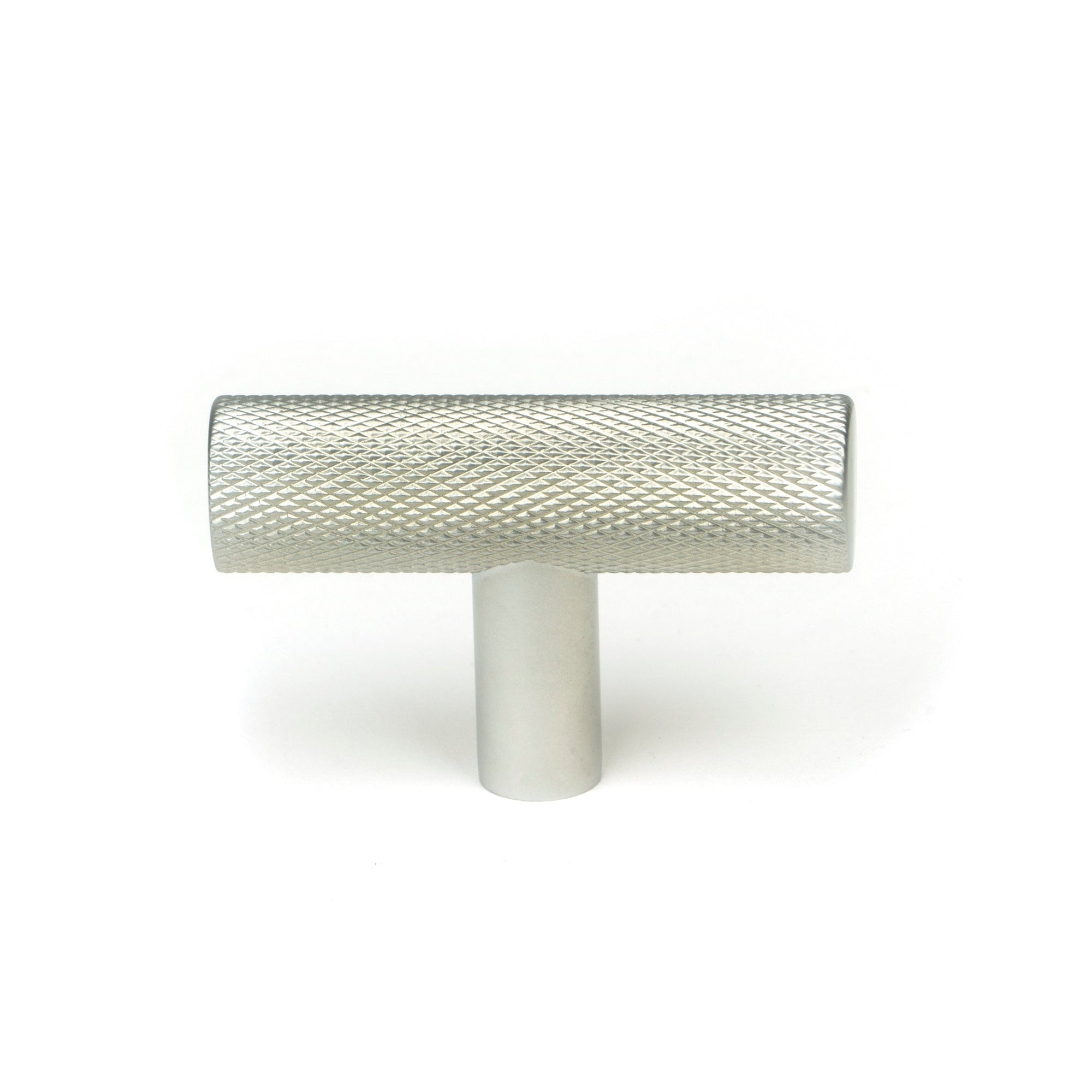 Satin Chrome Brompton T-Bar | From The Anvil-Cabinet Knobs-Yester Home