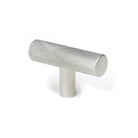 Satin Chrome Brompton T-Bar | From The Anvil-Cabinet Knobs-Yester Home