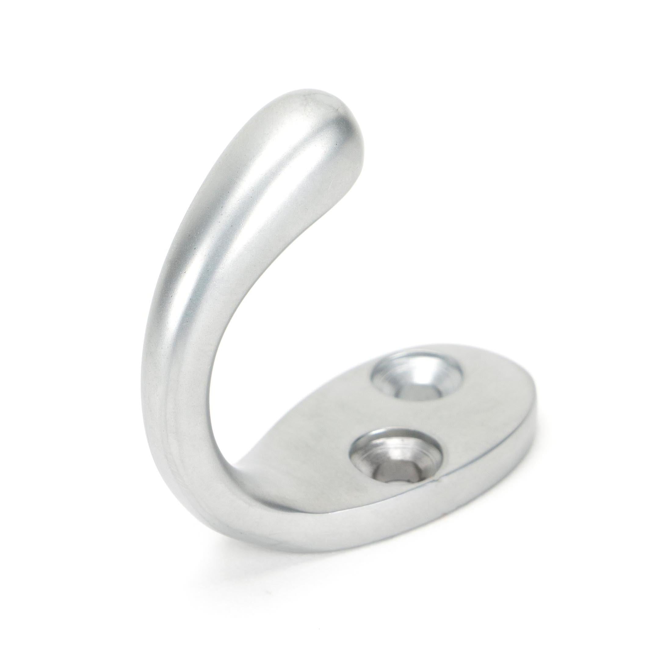 Satin Chrome Celtic Single Robe Hook | From The Anvil - Coat Hooks - From The Anvil - Yester Home