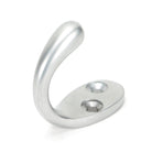 Satin Chrome Celtic Single Robe Hook | From The Anvil-Coat Hooks-Yester Home