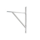 Satin Chrome Chalfont Shelf Bracket (260mm x 200mm) | From The Anvil - Shelf Brackets - From The Anvil - Yester Home