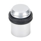 Satin Chrome Floor Mounted Door Stop | From The Anvil - Door Stops - From The Anvil - Yester Home