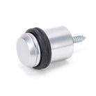 Satin Chrome Floor Mounted Door Stop | From The Anvil - Door Stops - From The Anvil - Yester Home