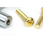 Satin Chrome Full Brompton Pull Handle - Small | From The Anvil-Pull Handles-Yester Home