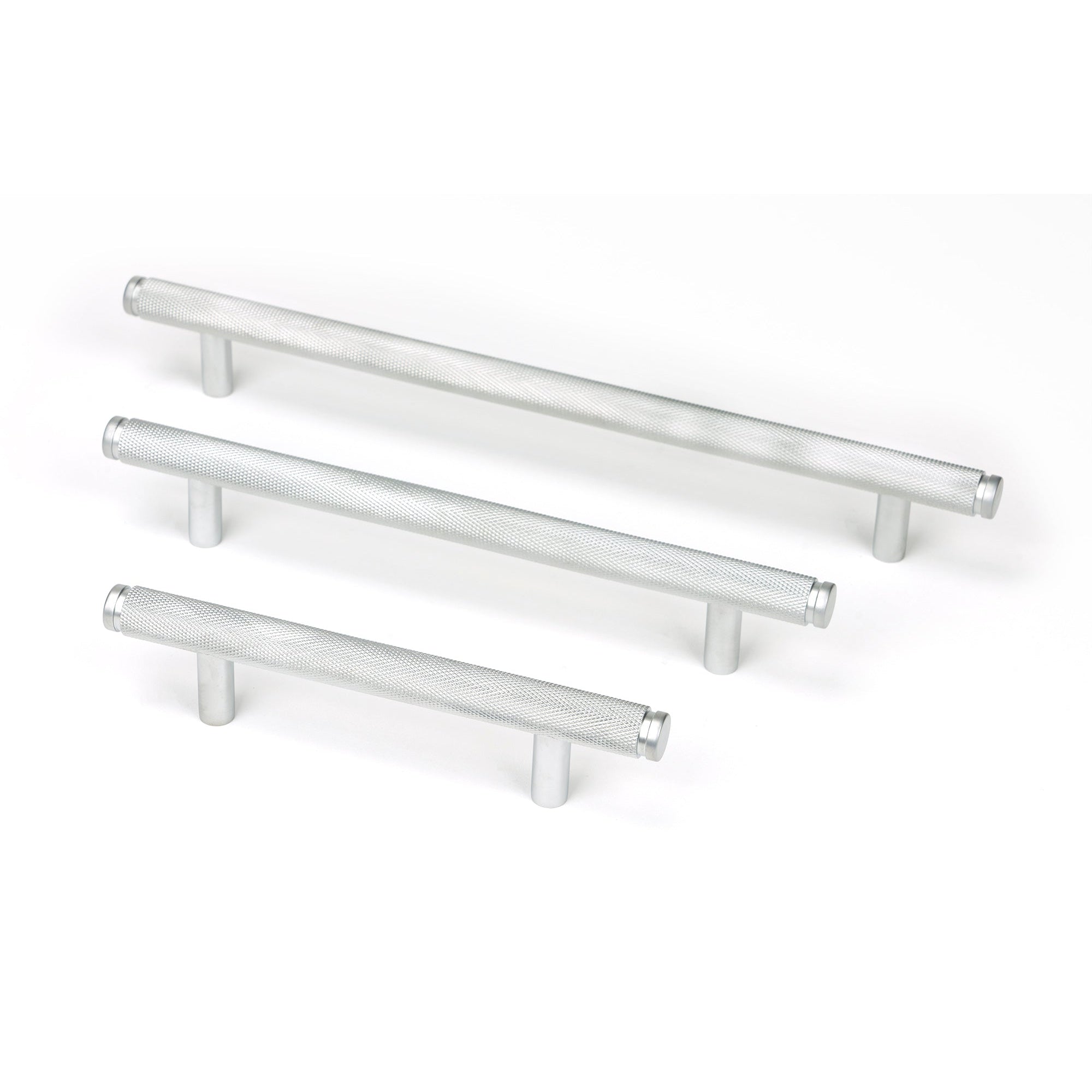 Satin Chrome Full Brompton Pull Handle - Small | From The Anvil-Pull Handles-Yester Home