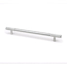 Satin Chrome Half Brompton Pull Handle - Large | From The Anvil-Pull Handles-Yester Home