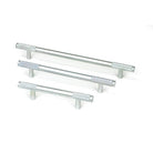 Satin Chrome Half Brompton Pull Handle - Medium | From The Anvil-Pull Handles-Yester Home