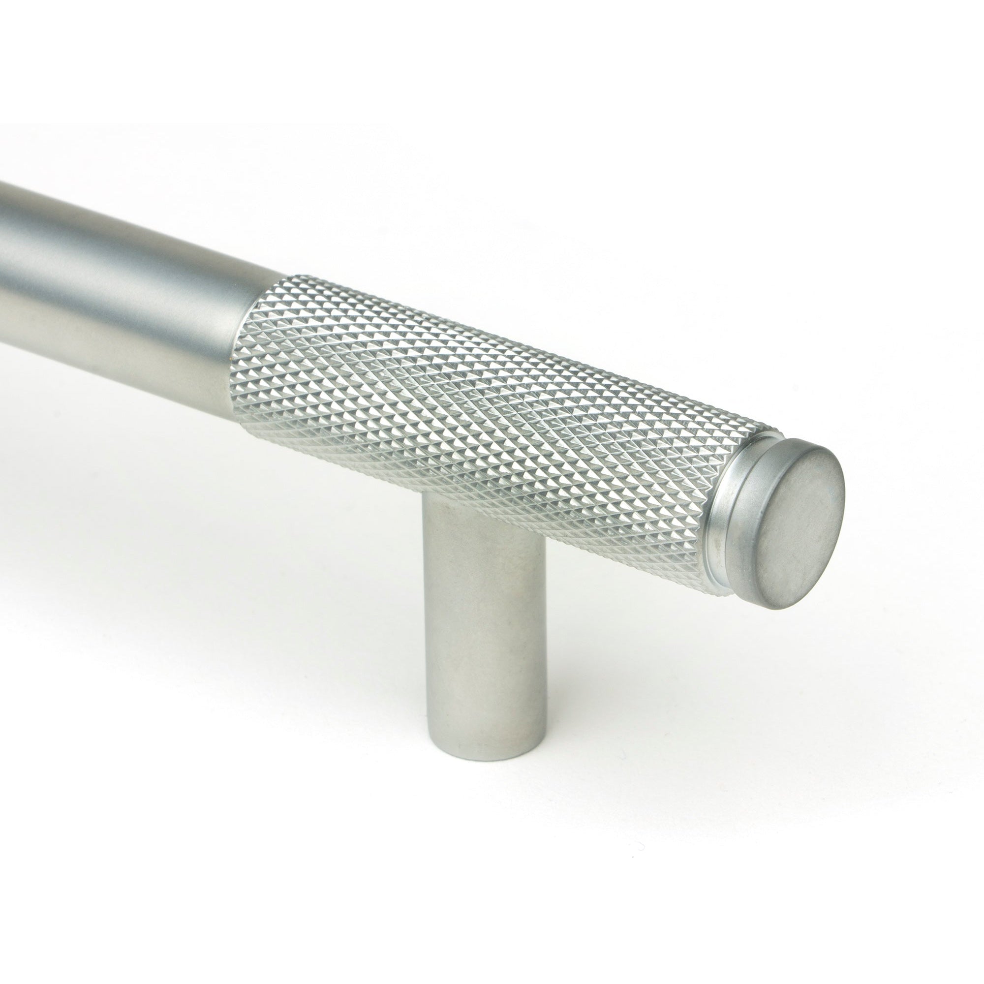 Satin Chrome Half Brompton Pull Handle - Small | From The Anvil-Pull Handles-Yester Home