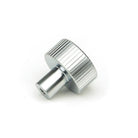 Satin Chrome Judd Cabinet Knob - 25mm (No rose) | From The Anvil-Cabinet Knobs-Yester Home