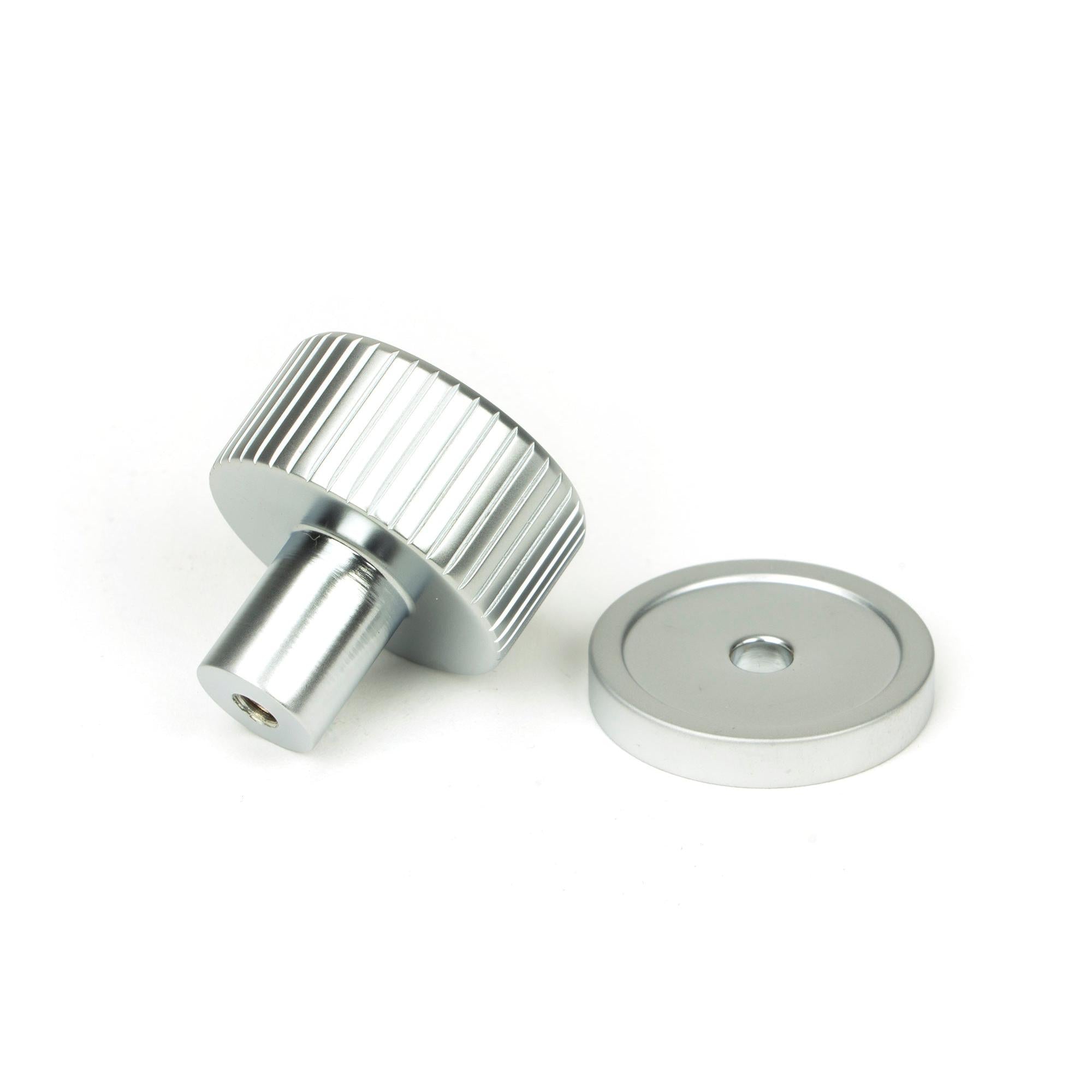 Satin Chrome Judd Cabinet Knob - 25mm (Plain) | From The Anvil - Cabinet Knobs - From The Anvil - Yester Home