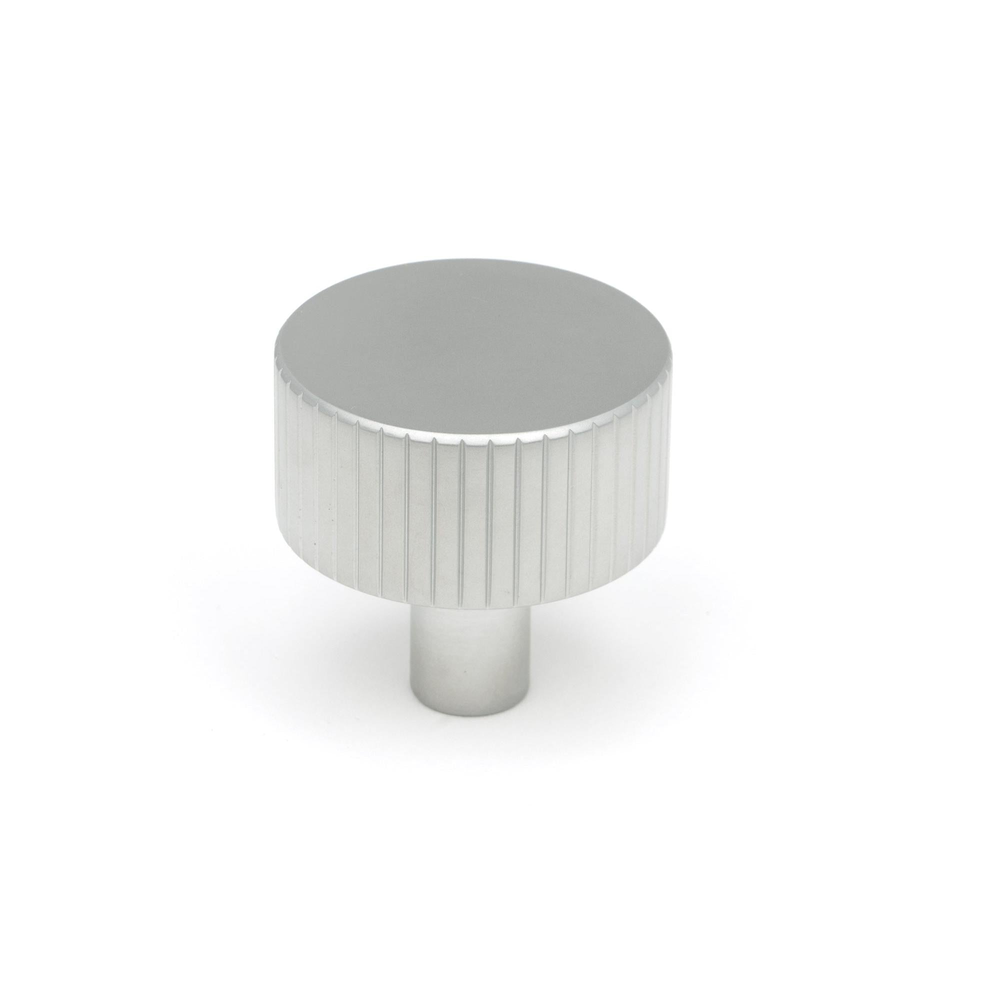 Satin Chrome Judd Cabinet Knob - 32mm (No rose) | From The Anvil - Cabinet Knobs - From The Anvil - Yester Home