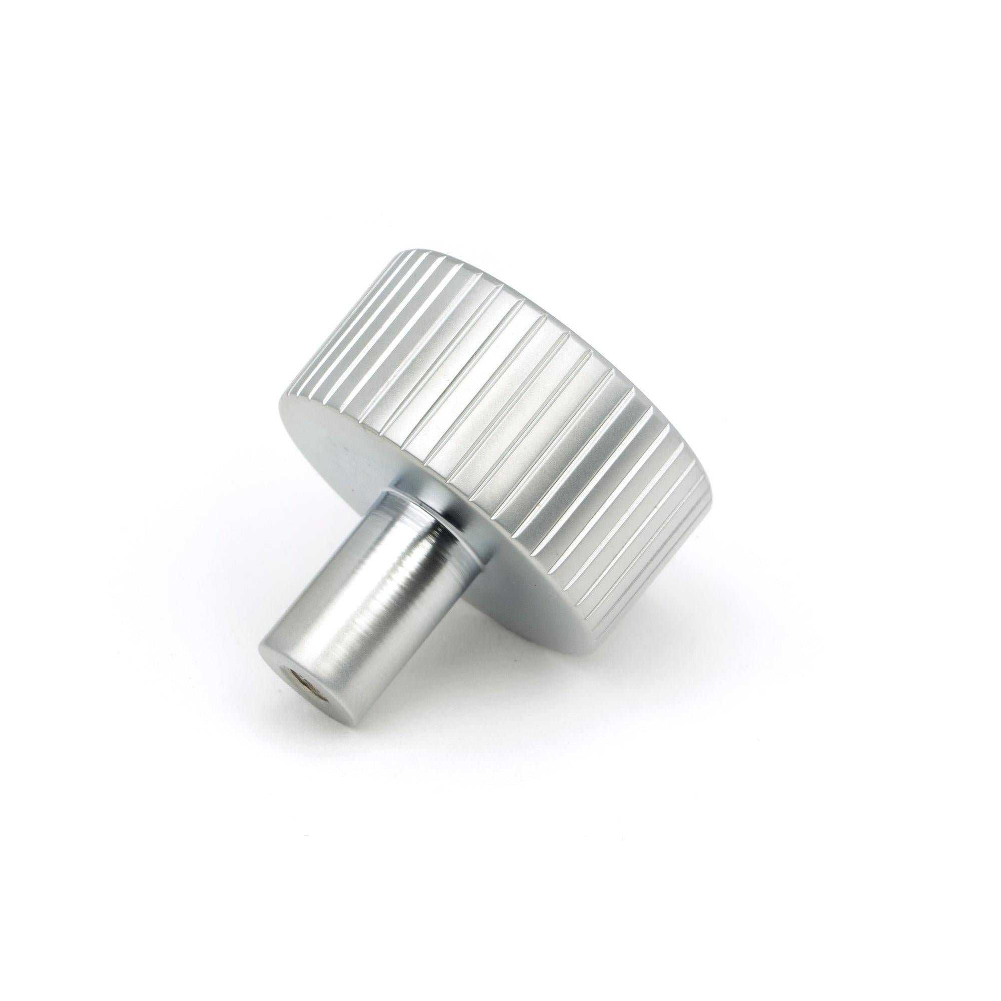 Satin Chrome Judd Cabinet Knob - 32mm (No rose) | From The Anvil - Cabinet Knobs - From The Anvil - Yester Home