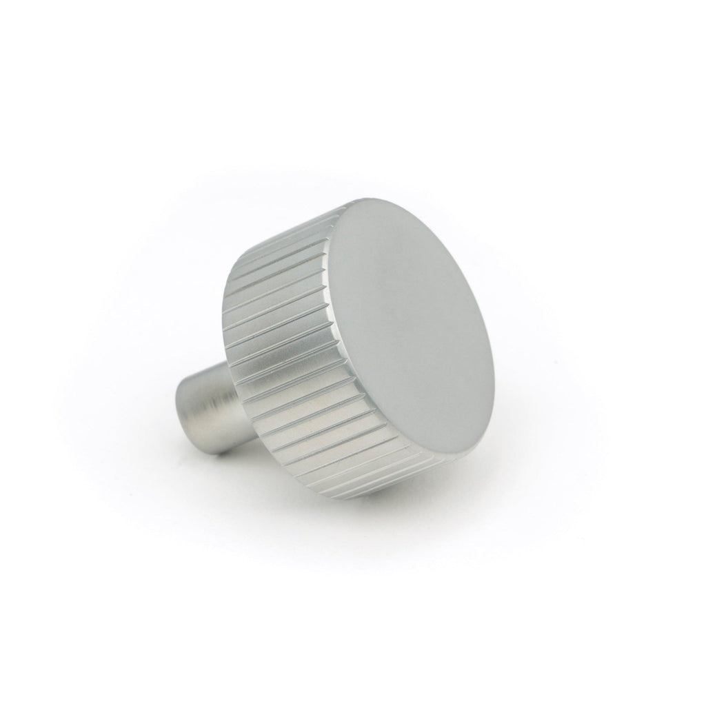 Satin Chrome Judd Cabinet Knob - 32mm (No rose) | From The Anvil-Cabinet Knobs-Yester Home