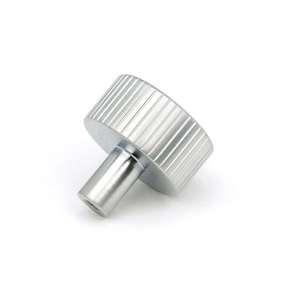 Satin Chrome Judd Cabinet Knob - 32mm (No rose) | From The Anvil-Cabinet Knobs-Yester Home