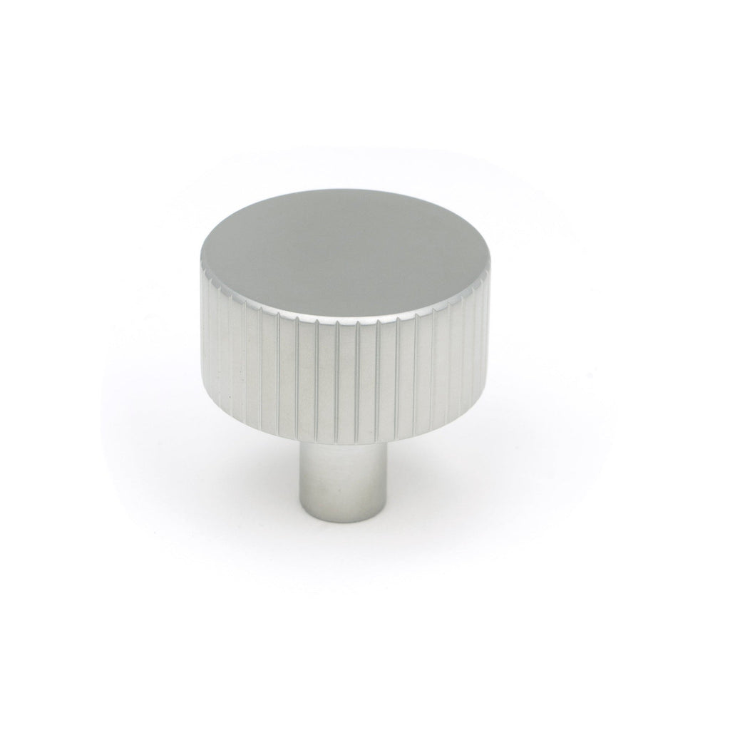 Satin Chrome Judd Cabinet Knob - 32mm (No rose) | From The Anvil