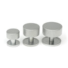 Satin Chrome Judd Cabinet Knob - 32mm (Plain) | From The Anvil-Cabinet Knobs-Yester Home