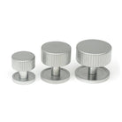 Satin Chrome Judd Cabinet Knob - 32mm (Plain) | From The Anvil-Cabinet Knobs-Yester Home