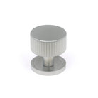 Satin Chrome Judd Cabinet Knob - 32mm (Plain) | From The Anvil-Cabinet Knobs-Yester Home